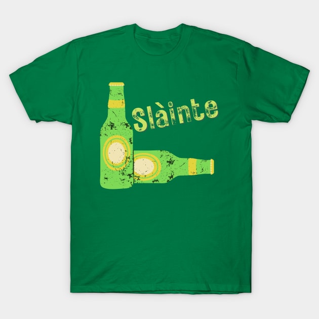 Slainte Beer Drink Up T-Shirt by WearablePSA